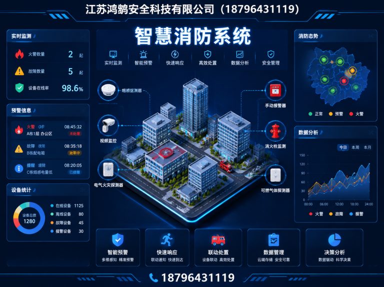 黄山消防通信指挥展示图